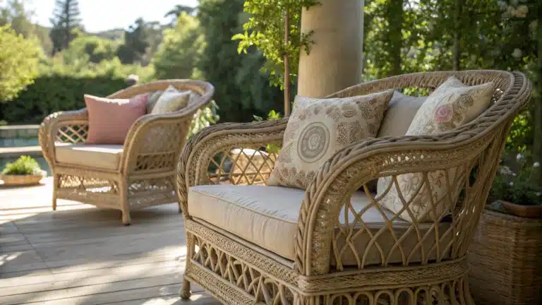 Mobilier en osier